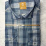 پیراهن مردانه آستین بلند تترون چهارخانه