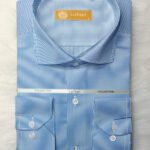 پیراهن مردانه آستین بلند تترون راه راه