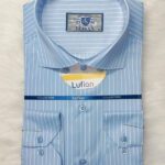 پیراهن مردانه آستین بلند تترون راه راه