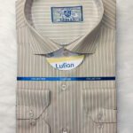 پیراهن مردانه آستین بلند تترون راه راه