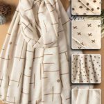 شال روسری زنانه نخی